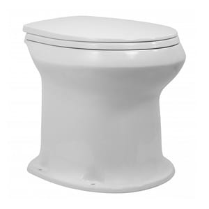 Унитаз Оскольская керамика ДАЧНЫЙ (370х500х385) с сиденьем, белый
