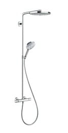 Душевая система Hansgrohe Raindance Select S 240 2jet Showerpipe с термостатом,хром/белый 27129400