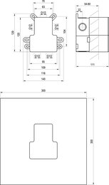 ���������� ����� ������������� ��������� Ravak Espirit X070234 ��� �����/����