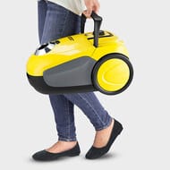 Пылесос KARCHER VC 2 для сухой уборки желтый/белый, 11981050/11980350