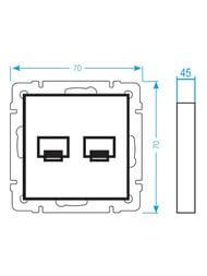  Werkel  Ethernet RJ-45 () W1181101