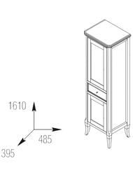 ����� Caprigo �������� bianco 485�1610�395 ������ 11150R-�031G