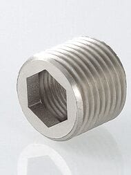 Футорка VALTEC под шестигранник 3/4"Н х 1/2"В латунь никелированная, VTr.660.N.0405