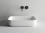 Раковина накладная Ceramicanova Element 600х420х140 прямоугольная, без перелива, белая CN5004