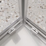 Душевой уголок BelBagno LUCE-A-22 (1050х1050х1950) LUCE-A-22-80+25-C-Cr стекло прозрачн./проф. хром