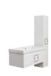 Тумба под раковину La Fenice Cubo Bianco 100 см (976х469х350) белая матовая FNC-01-CUB-B-100