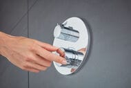 Смеситель Grohe Grohtherm 24077000 термостат для ванны, переключатель 2 режима, внешняя часть, хром