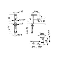��������� ��� ���� Keuco IXMO PURE 70 ��, �������������, � �./��., ���� 59509011000