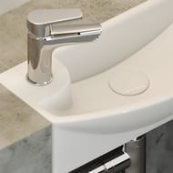 Раковина подвесная Ceramicanova Element 455х220х130 чаша справа, отв. под смеситель,белый CN6038R