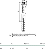 ������ �������� Walraven BIS � ������ � ������� M6x40��, 1 ��,  6373640