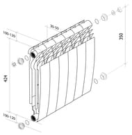 �������� ��������������� 10 ������ ROYAL THERMO BiLiner ���:430�800�87 1150 �� ������