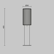 ����������� ���������� Maytoni Rib (���) O502FL-01B, E27x1 23�� IP 65, ������