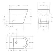���� ��������� BelBagno Fly-R (360�530�395) � ���������� ��� ���������, ����� BB1003B