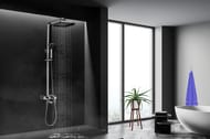 Душевая система Lemark TROPIC LM7004C смеситель ванна/душ, верхний/ручной душ, хром