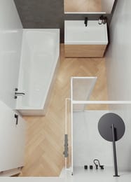 ����� ��������� RIHO RETHING SPACE 160x75 L FALL ����� �������, ��������, ����� (���.������ ����)