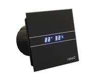 Вентилятор Cata E100 GTH Hydro BK накладной 115 м3/ч 31 дБ, датчик влажн, таймер отключения, черны