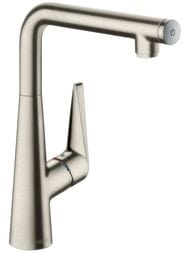 Смеситель Hansgrohe Talis Select M51 для кухни 300 поворотный излив сталь 72820800 — миниатюра 1