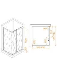 ������� ������ RGW Passage PA-245 (1000�900�1900) ������ 6�� ����������/���� 410824590-11