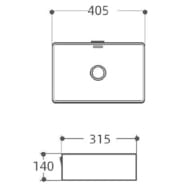 �������� ��������� Aquanet Perfect-1 405�315�140 �������, ��� ���. ��� ���������, ����: ����� 273675