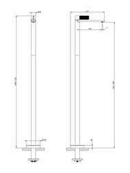 ��������� ��� �������� Gessi Inverso Diamantato ���������, ������� �����, ������ ����. 73695.149