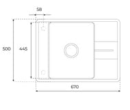 ����� TEKA ESTELA 50 S-TQ 1B 1D TOPAZ BEIGE 40148092 (670�500) �������,��� ���.��� ������,�����