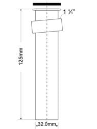     McAlpine (1 1/432),  125,   STALK-125-CPB