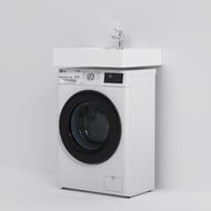 Раковина над стиральной машиной AM.PM X-Joy (600х500х130) белый глянец M85AWCC0602WG