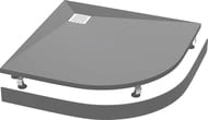 Экран GOOD DOOR BAS ABS Essentia R 900х900 Soft-touch, цвет: графит (радиусный)