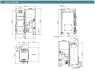 Котел пеллетный Zota Focus 12 автоматический 12кВт, арт. FS 493112 0012