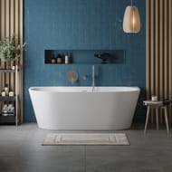 Ванна акриловая BelBagno BB710-1700-800 (1700х790х570) пристенная,полукруглая,белый