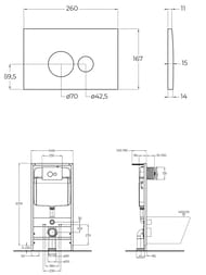 ����������� BelBagno + ������ �����, ���� ��������� BB026/BB081CR