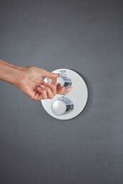 Смеситель Grohe Grohtherm 24077000 термостат для ванны, переключатель 2 режима, внешняя часть, хром