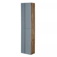 Шкафчик AQUATON Мишель 1A243903MIX30 430х230х864 подвесной, 2 дв., фьорд/дуб рустикальный