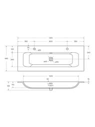�������� ������������ Cezares (1210�460�155) CZR-8073-120-1-2  �����