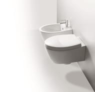 Унитаз подвесной Simas LFT SPAZIO (520х350х250) гориз. выпуск, белый LFT 18 bia