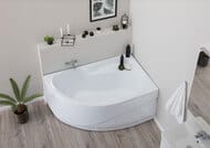 Ванна акриловая Aquanet GRACIOSA 150х90 правая асимметричная, без гидромассажа, без обвязки 203941
