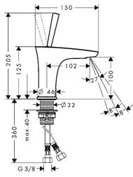 ! Hansgrohe PuraVida 15075000  ,, ., . 102, 