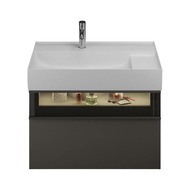 ����� � ��������� Burgbad Yumo 815�610�470 ���������, LED, 2 �����, ������/����� ������ SFMX082F3194