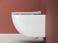 Унитаз подвесной Ceramicanova Forma 485х368х320 безободковый, сиденье микролифт, крепеж CN3009