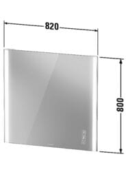 ������� Duravit XViu 820�800 � ����������, ��������� ����., ������, ��������, ������� XV70420B1B1