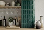 Плитка настенная WOW Sweet Bars Royal Green (125х250х8,5) зеленая, 128702 (кв.м.)