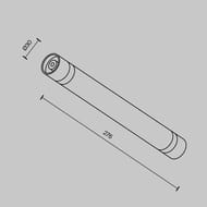����������� ��� ��������� ������� Maytoni Shelf (����) CA011-L300-B 276�� , IP20, ������