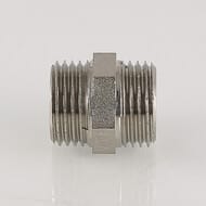 Ниппель VALTEC  1/2" латунь никелированная VTr.582.N.0004