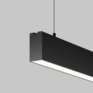 Линейный светильник подвесной Maytoni Technical 4000K 35x67 20 Вт (Черный, 1 м) LL312044, IP33 — изображение 2