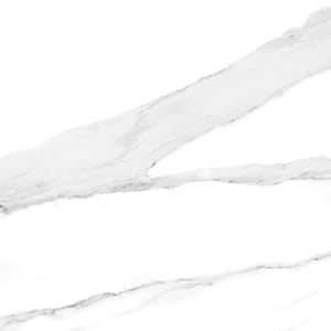Керамогранитная плитка Staro Oasis Milos Statuario Polished (600х600) мрамор, белая (кв.м.)