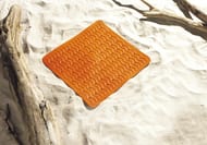 Коврик противоскользящий RIDDER Playa оранжевый 54х54 68414