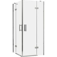 Душевой уголок RAVAK SMARTLINE SMSRV4-80 (800х800х1900) распашные двери, стекло, хром+Transparent