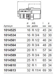 - Uponor MLC 20-1/2",   1014561