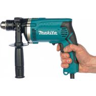 Дрель MAKITA HP1630 электрическая, ударная, 710Вт,ЗВП-13мм, 3200об\м, редуктор