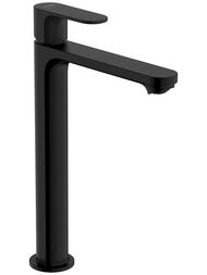 Смеситель для раковины Hansgrohe Rebris S 72580670 однозахватный, донный клапан, матовый черный — миниатюра 1